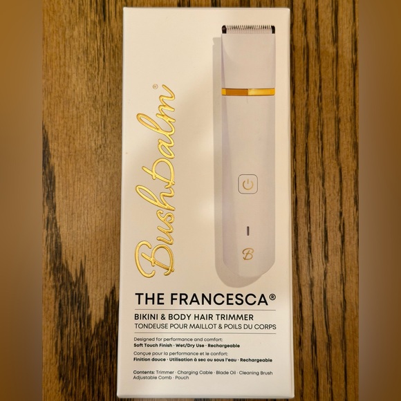 NWT Bushbalm The Francesca Body + Bikini hair trimmer - Picture 2 of 9